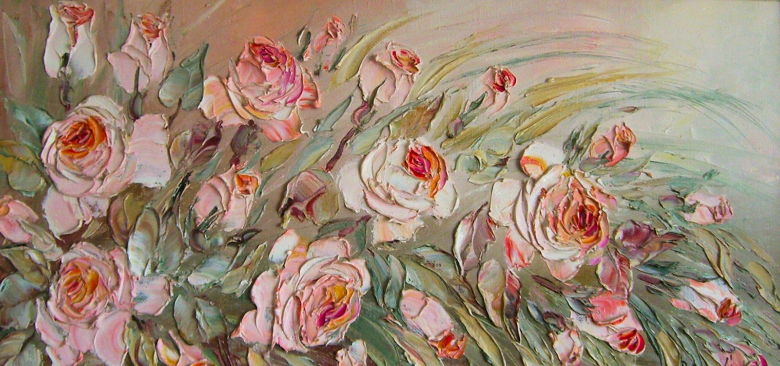 Flower painting demo